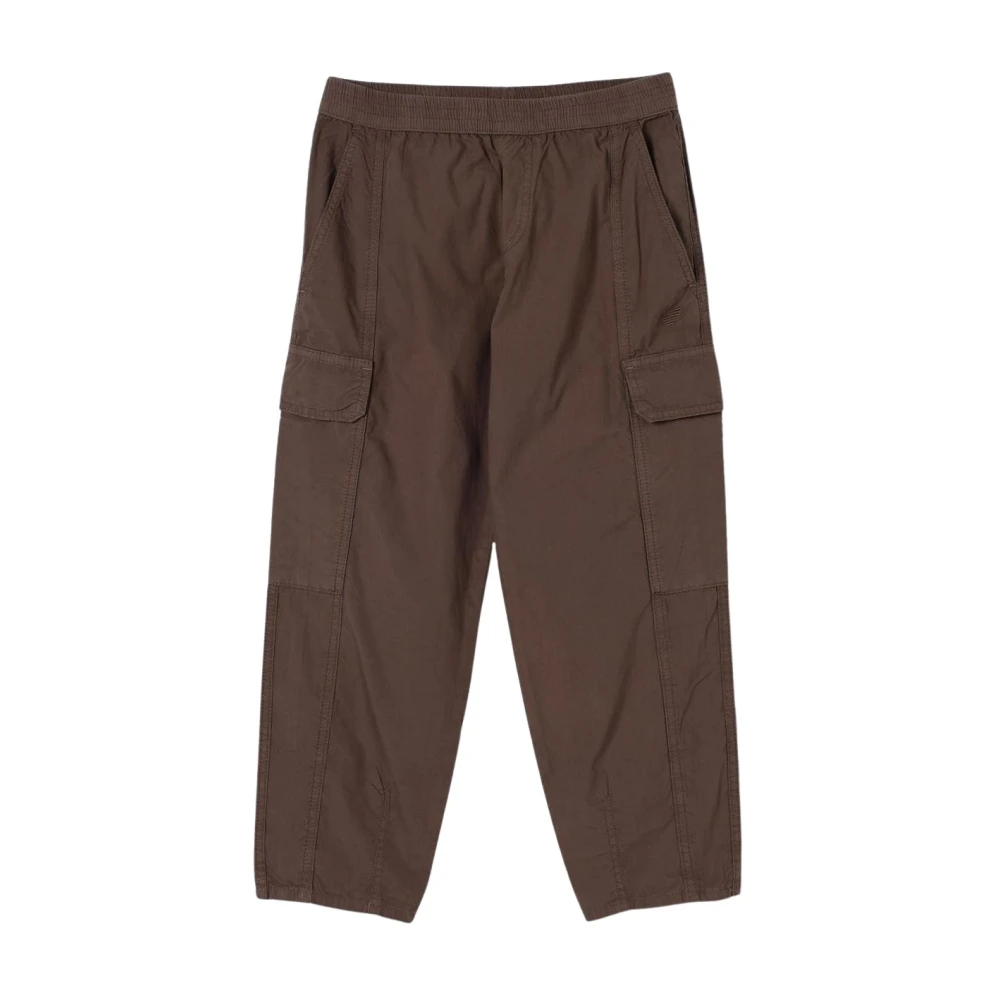 Emporio Armani Boys Brown Trousers, 3XL, Cargo Trousers With Pockets