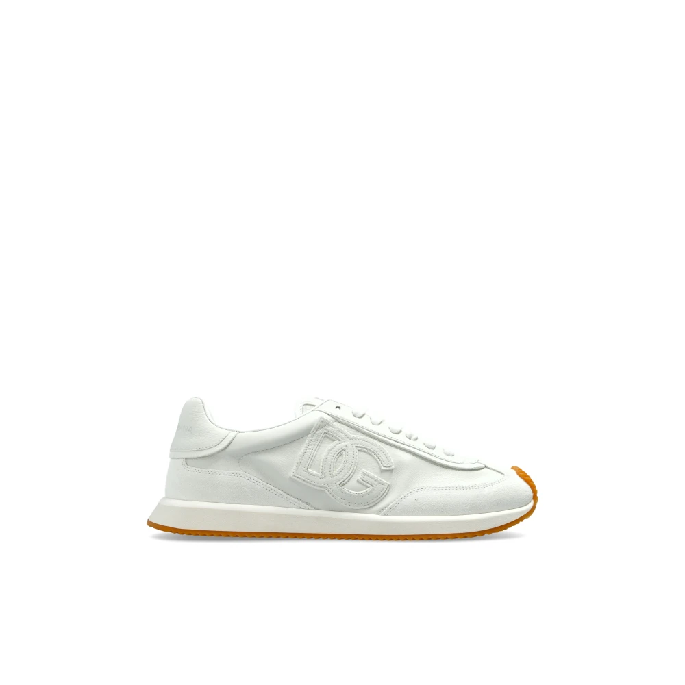 Dolce & Gabbana Logo Sportschoenen Heren Schoenen Wit