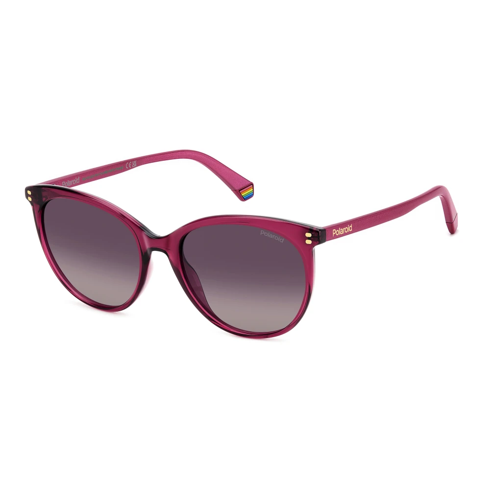Polaroid Women's Burgundy Cyclamen Shaded Sunglasses