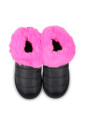 quilted-black-mules-with-fuchsia-detail