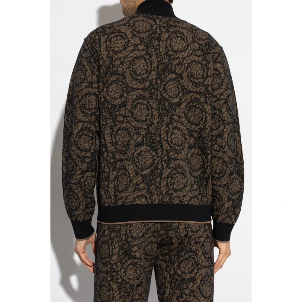 Versace Omkeerbaar sweatshirt Brown Heren