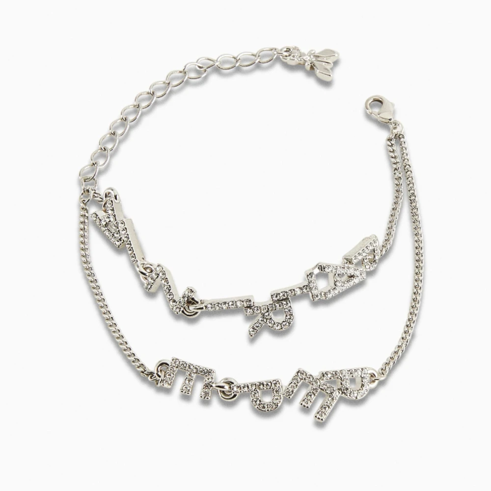 Patrizia Pepe Mujer Pulsera Metálica Con Cristal