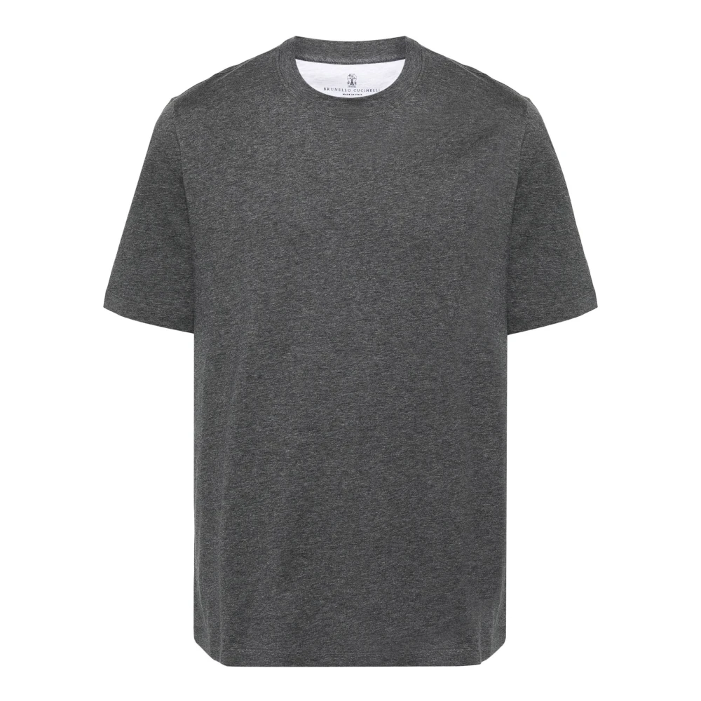 BRUNELLO CUCINELLI Stijlvolle T-shirts Collectie Gray Heren