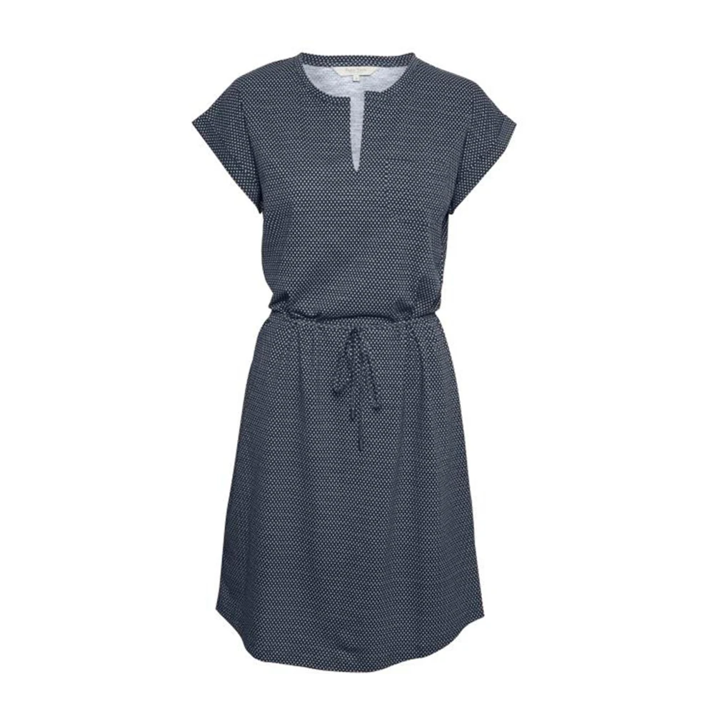 Part Two Women's Black Short Dresses, L, Navy Diamond Print Dress