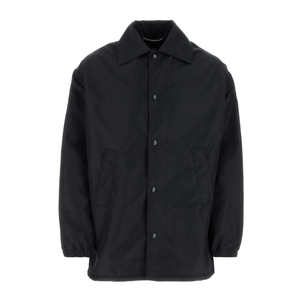 Dolce & Gabbana Blå Midnight Nylon Jacka