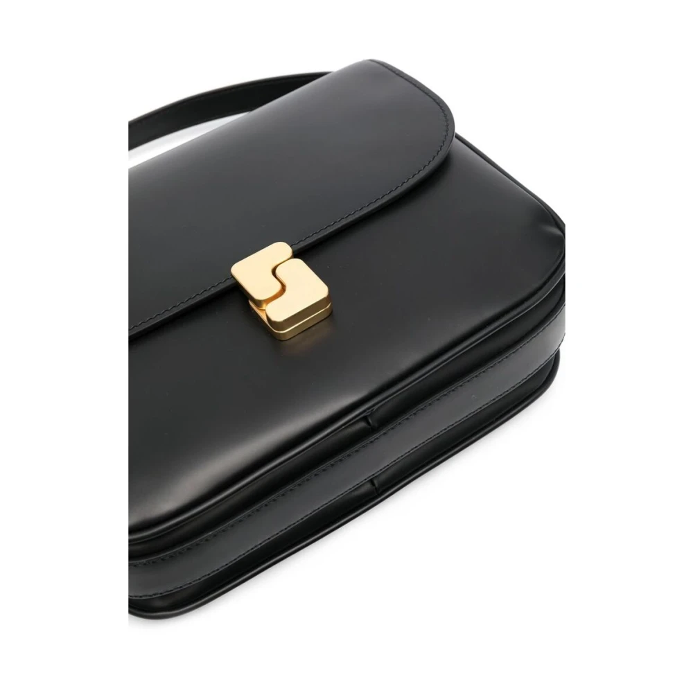 Soeur Mini Bellissima Leren Schoudertas Black Dames