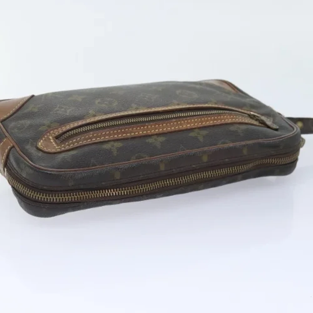Louis Vuitton Vintage Pre-owned Canvas clutches Brown Dames