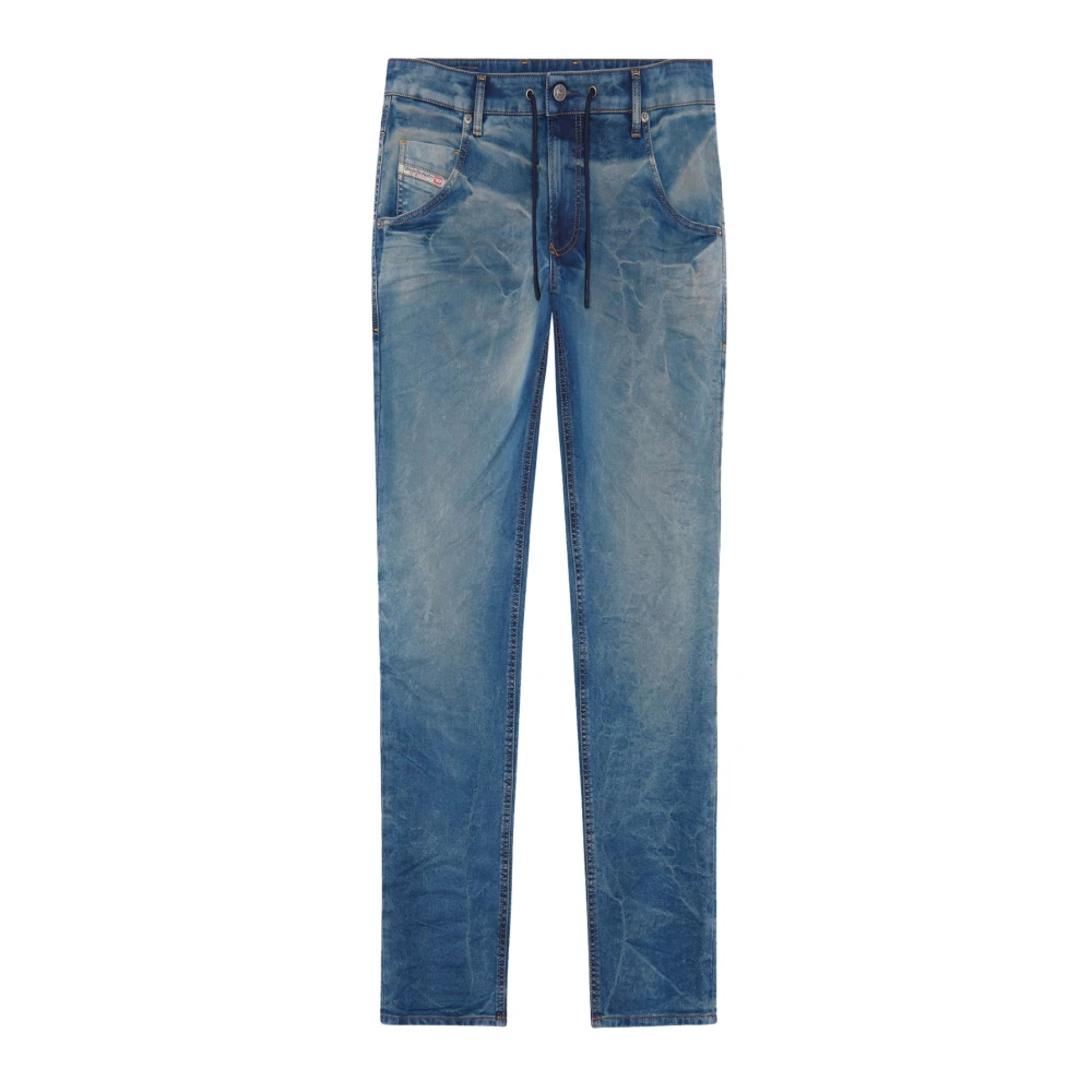 Diesel Tapered Stretch JoggJeans Medium Denim Blue Heren