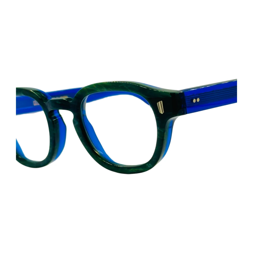 Cutler And Gross Retro Vierkante Bril Blauw Groen Marmer Blue Unisex