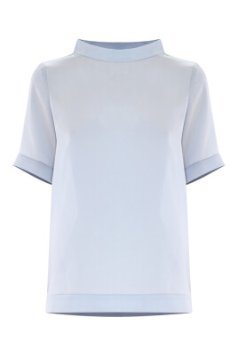 high-neck-short-sleeve-blouse
