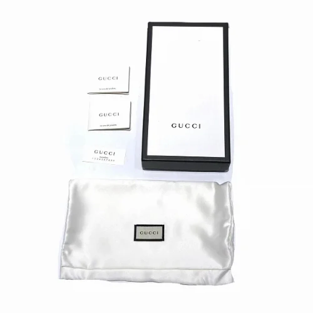 Gucci Vintage Pre-owned Leather wallets Black Heren