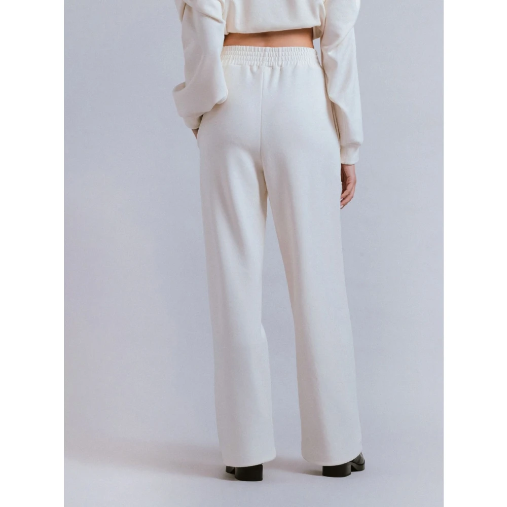 Hinnominate Beige Jogger Broek met Elastische Taille Beige Dames