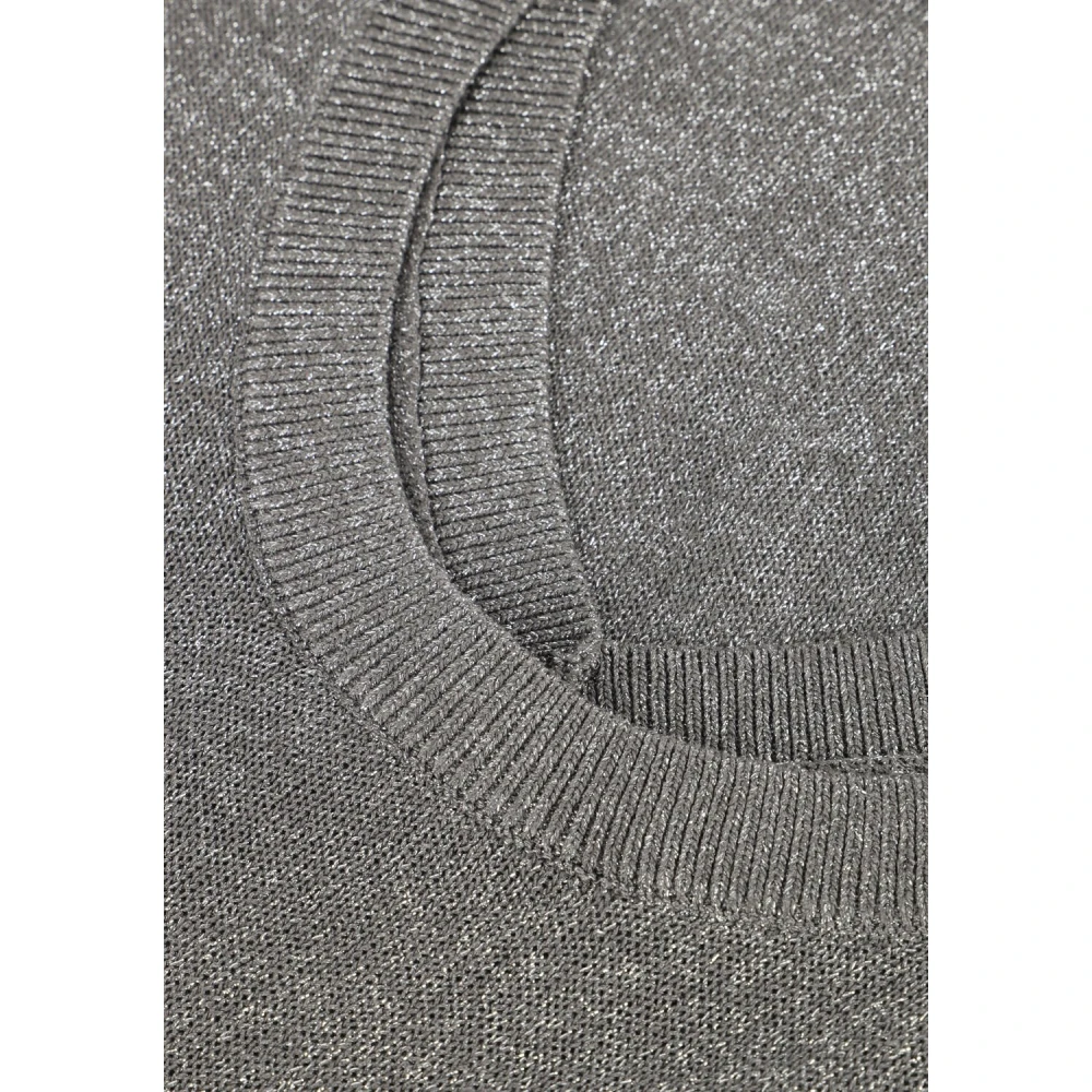 Beaumont Zilveren Dion Pullover Top Gray Dames