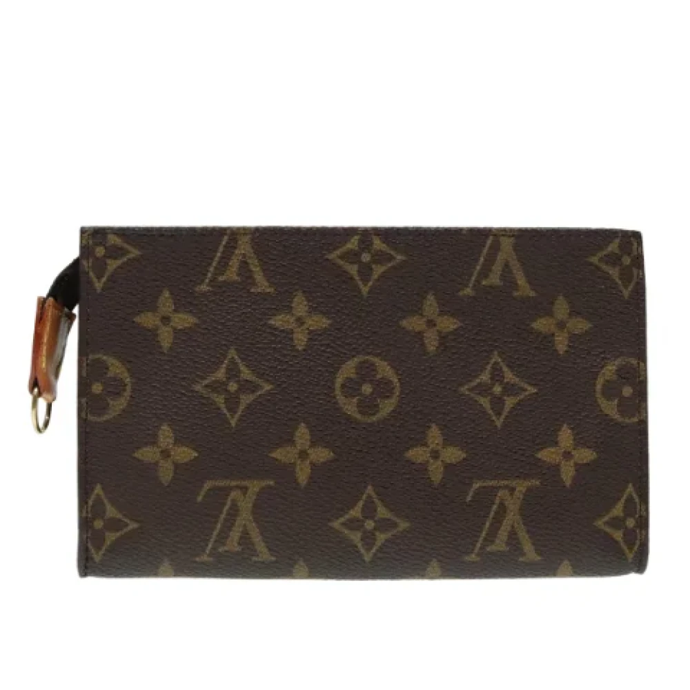 Louis Vuitton Vintage Pre-owned Canvas clutches Brown Dames