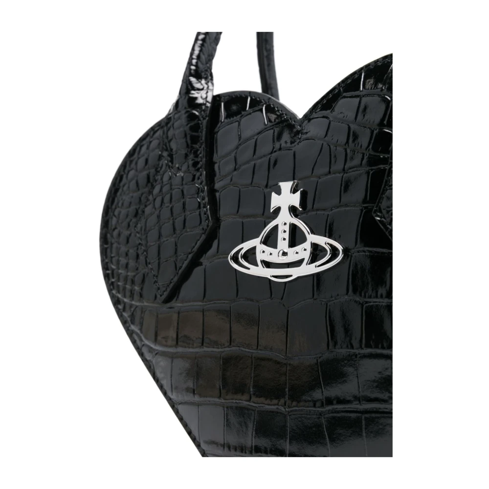 Vivienne Westwood Zwarte Top Rits Schoudertas Black Dames