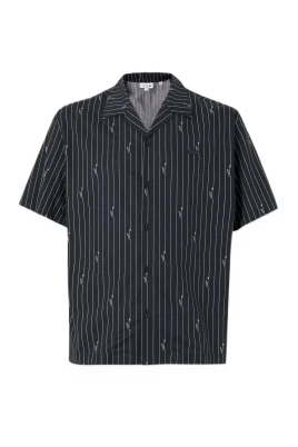 Relaxed Fit Print Twill Skjorta