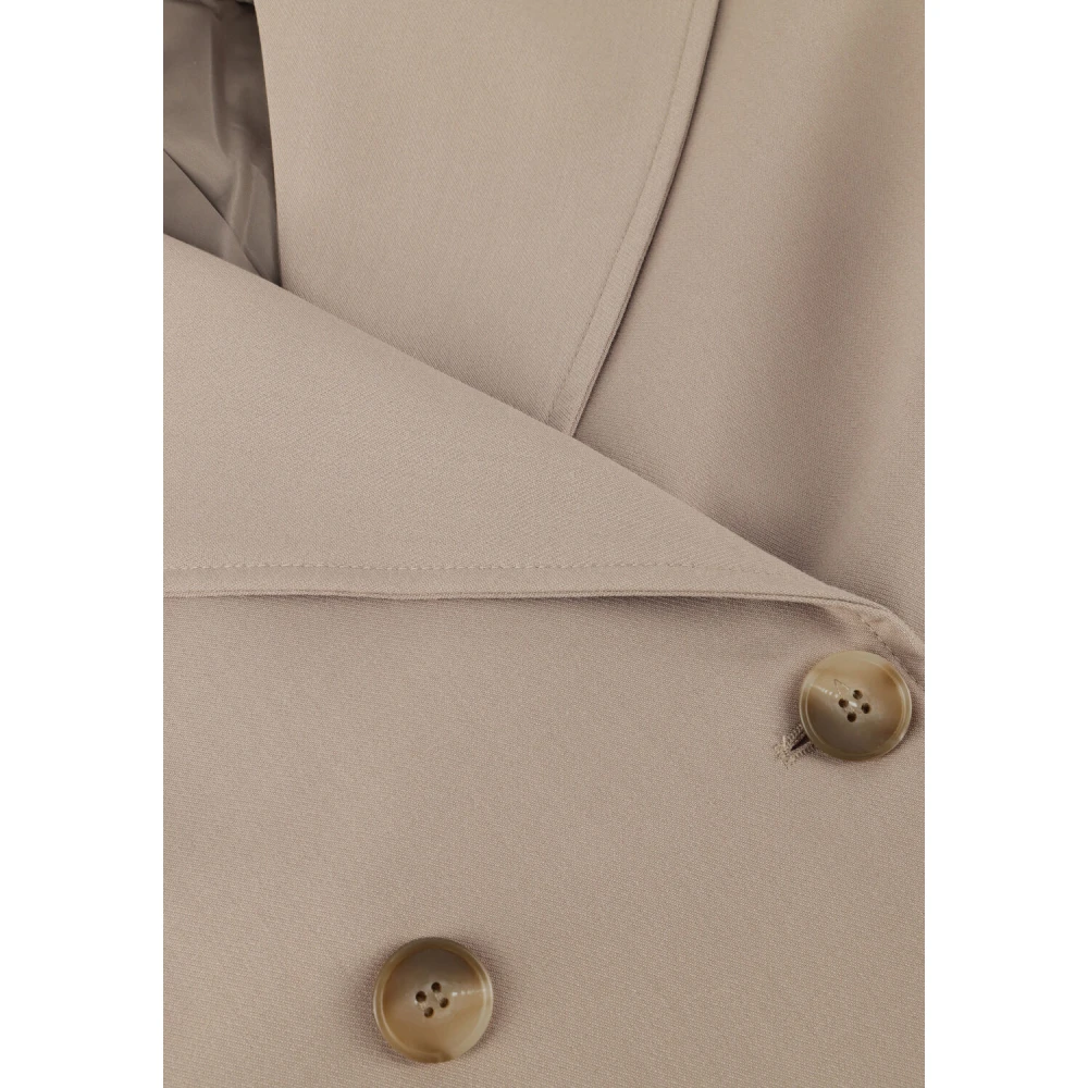 Notre-v Bruine Lange Jas voor Vrouwen Brown Dames