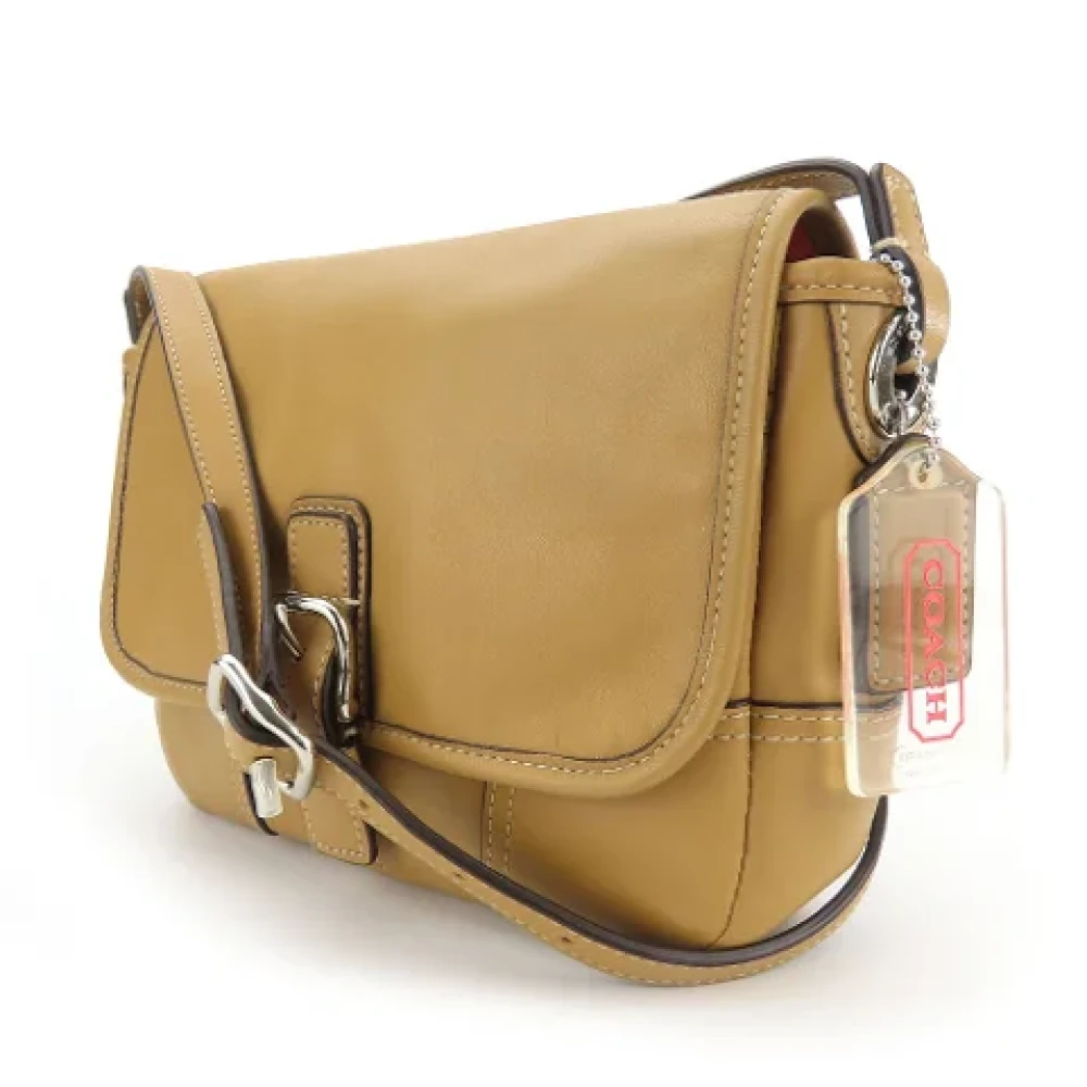Coach Pre-owned Leather shoulder-bags Brown Dames