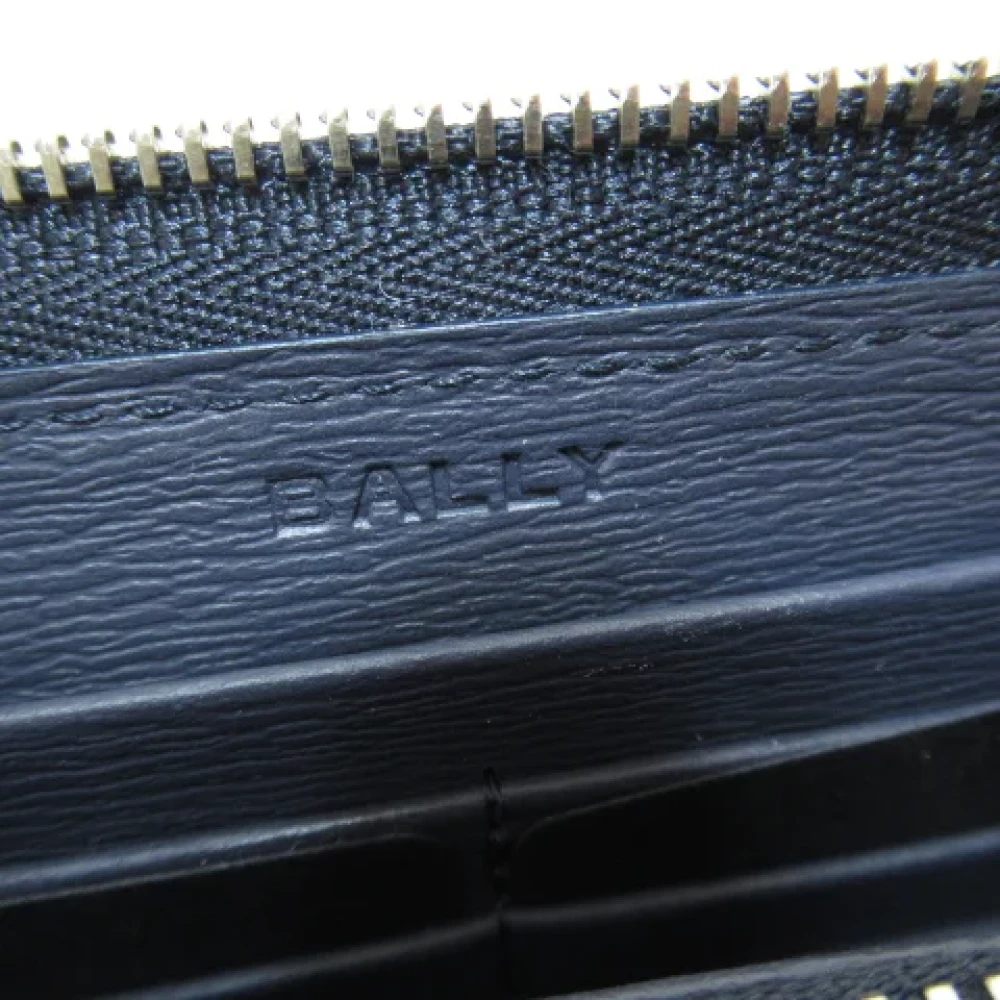 Bally Pre-owned Leather wallets Blue Dames