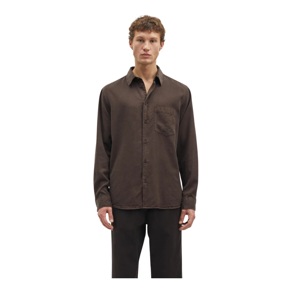 Samsøe Moderne Damon P Shirt Brown Heren