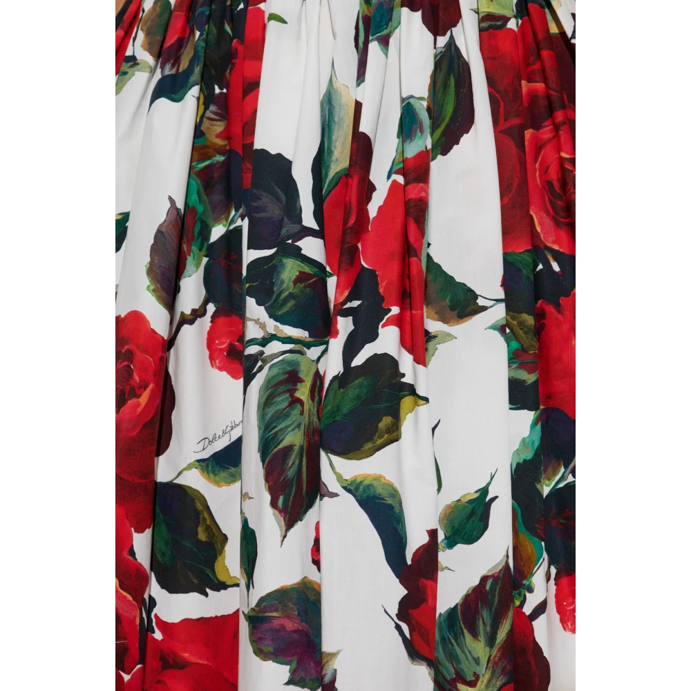 Dolce & Gabbana Jurk met bloemenpatroon Multicolor Dames