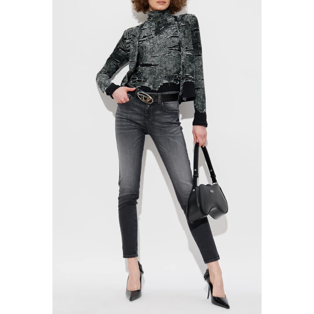 Diesel Top M-Alma Black Dames