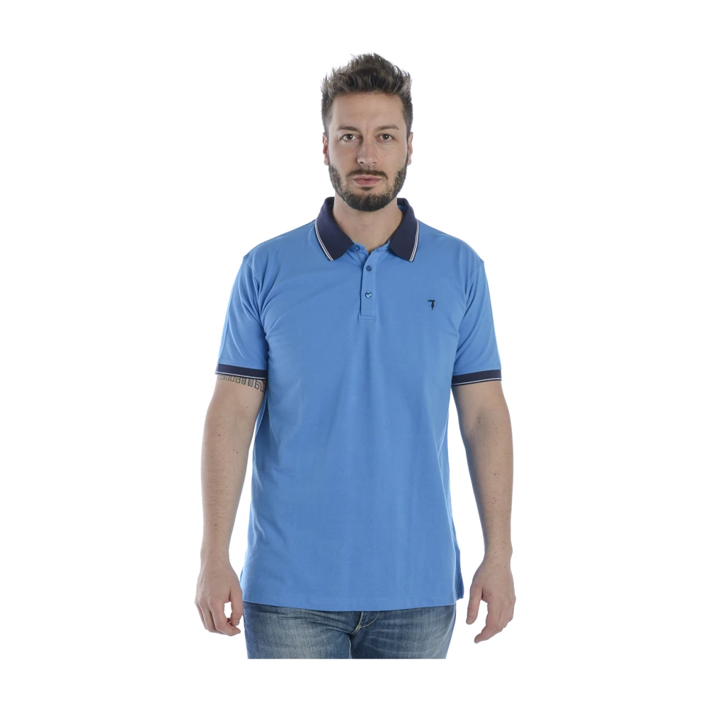 Trussardi Men's Blue 52T001141t000784azzurroblu - Polo Shirts - 2XL - Tops