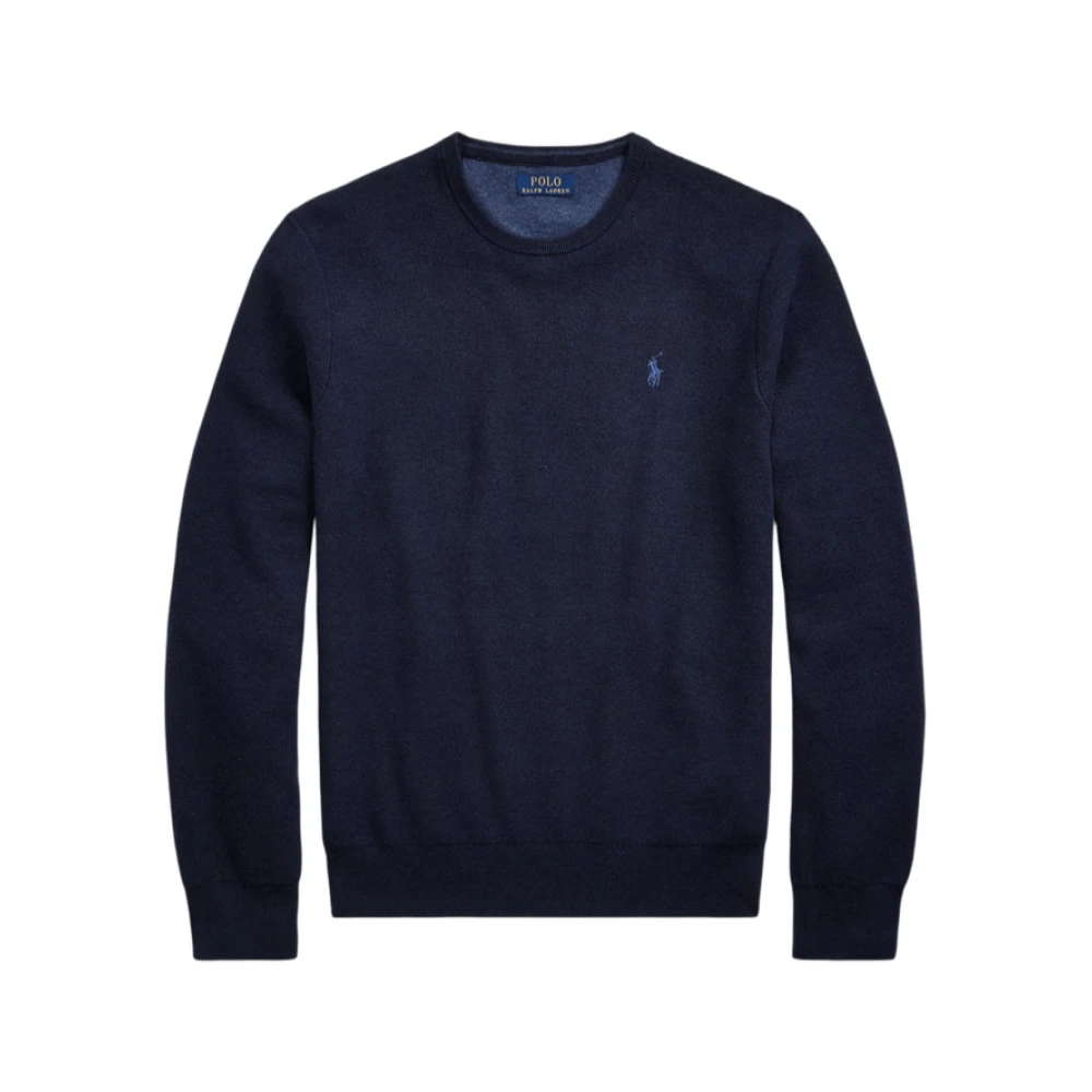 Polo Ralph Lauren Herren Blau Textured Strick-Sweatshirt