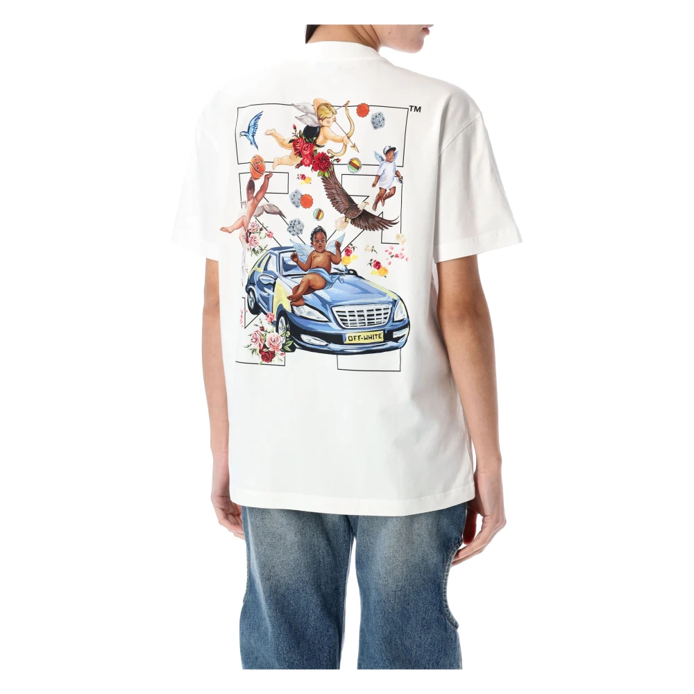 Off White Pijl Tee voor een Frisse Look White Dames