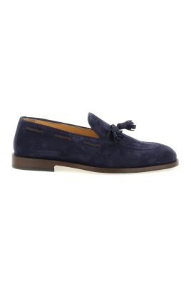 Tassel Detail Suede Loafer