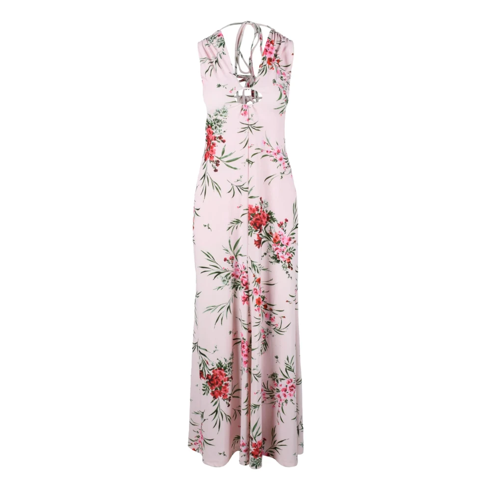 Aniye By Elegante Jurk in Polyester Elastaan Pink Dames