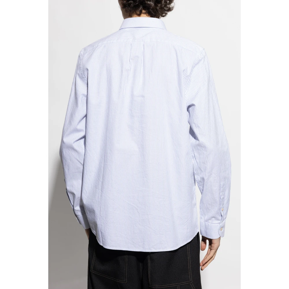 PS By Paul Smith Overhemd met gestreept patroon White Heren