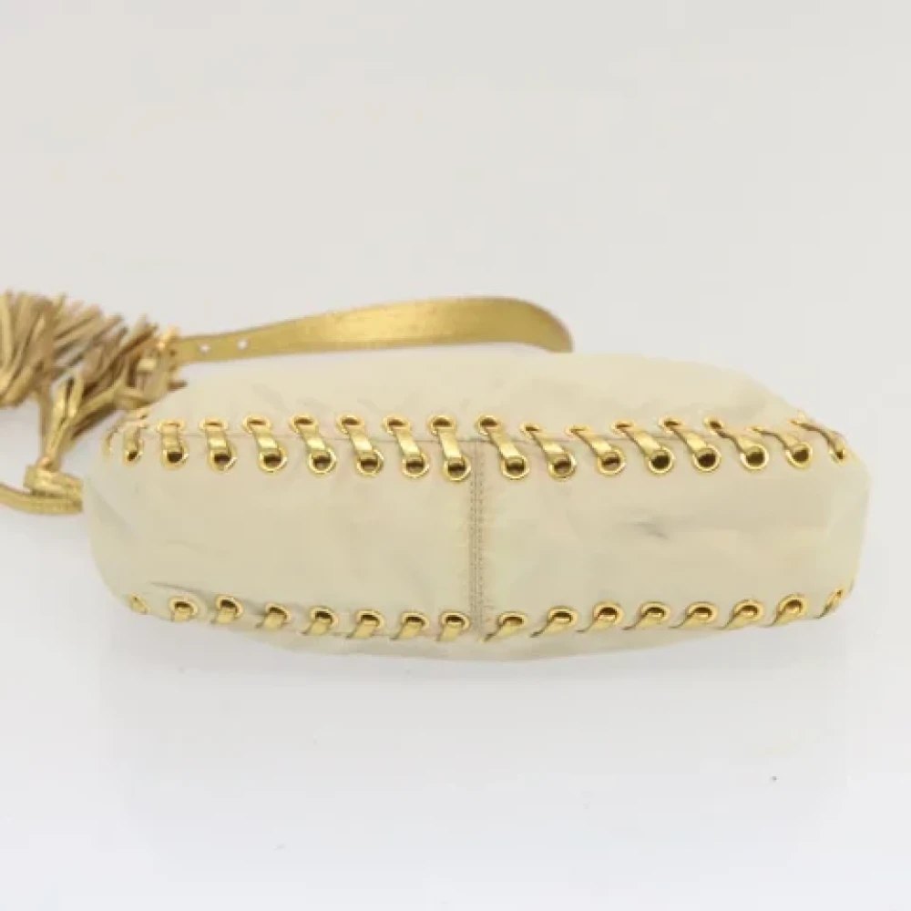 Prada Vintage Pre-owned Nylon pouches Beige Dames