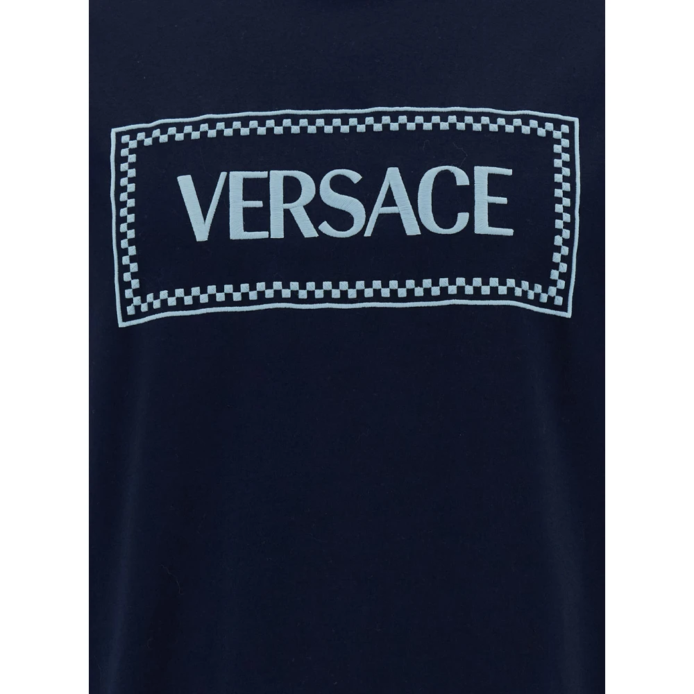 Versace T-shirts en Polos in 90s Stijl Blue Heren