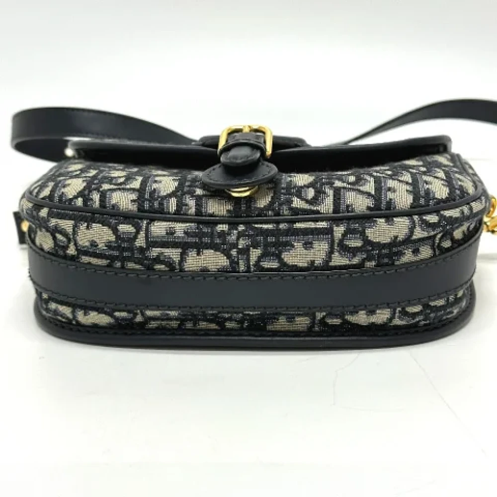 Dior Vintage Pre-owned Leather dior-bags Gray Dames