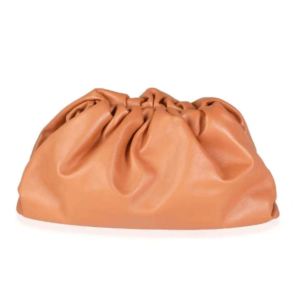 Bottega Veneta Vintage Pre-owned Leather pouches Orange Dames