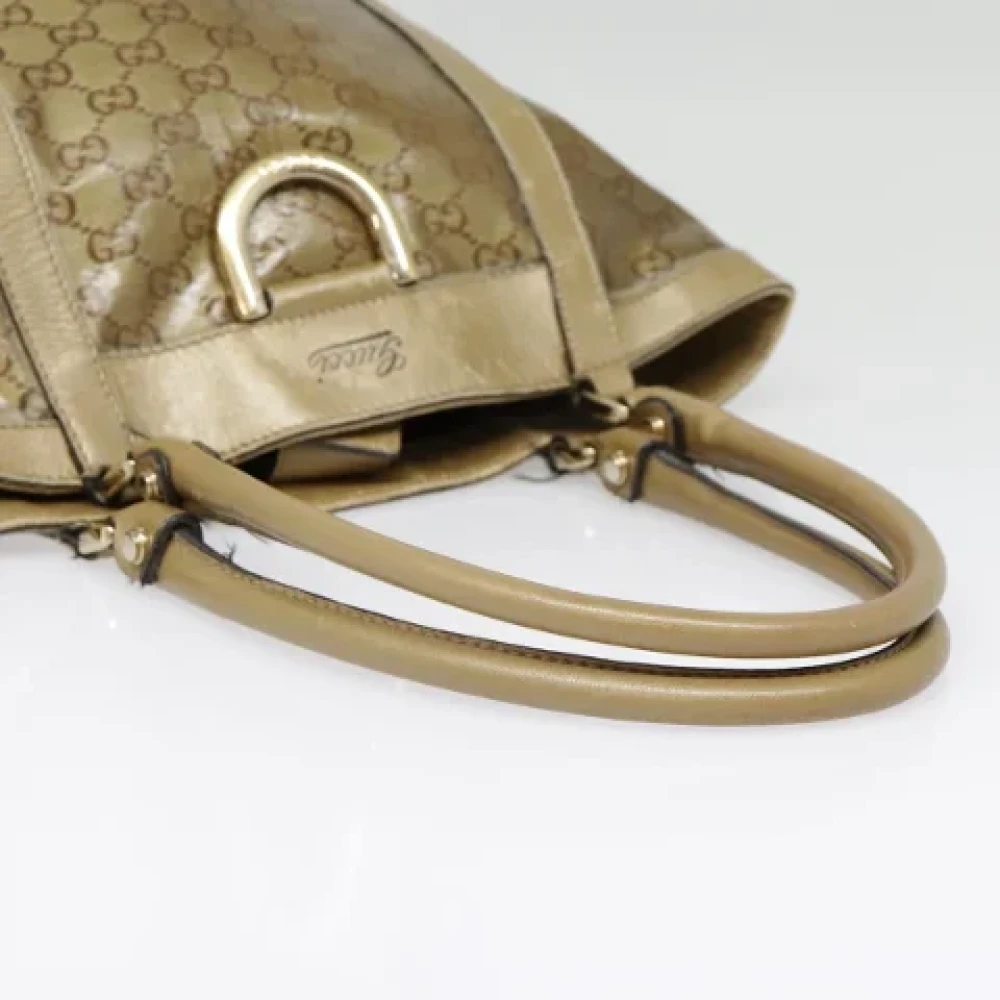 Gucci Vintage Pre-owned Canvas gucci-bags Yellow Dames