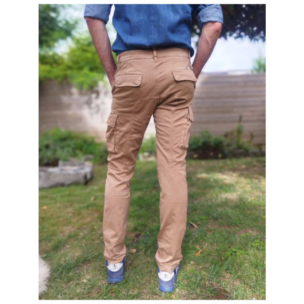 Mason's Extra Slim Cargo Broek Beige Heren