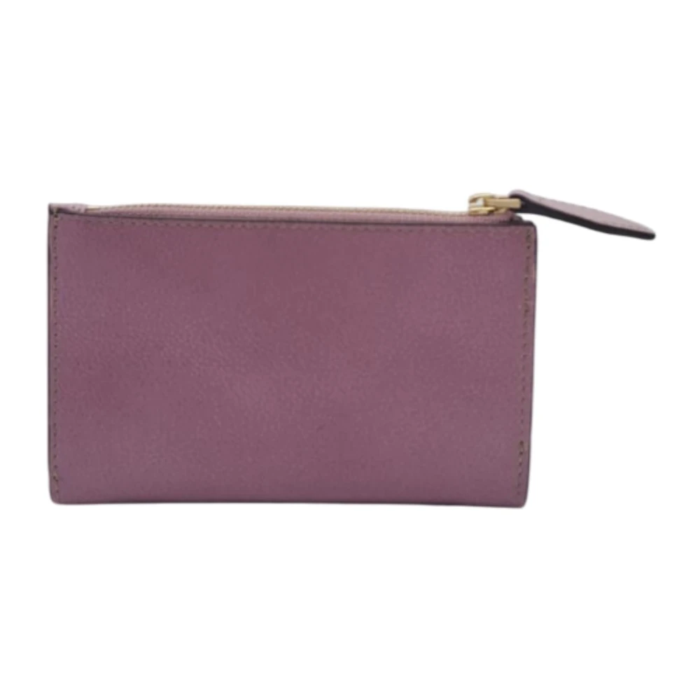The Bridge Clip Button Portemonnee Kaarthouder Pink Dames