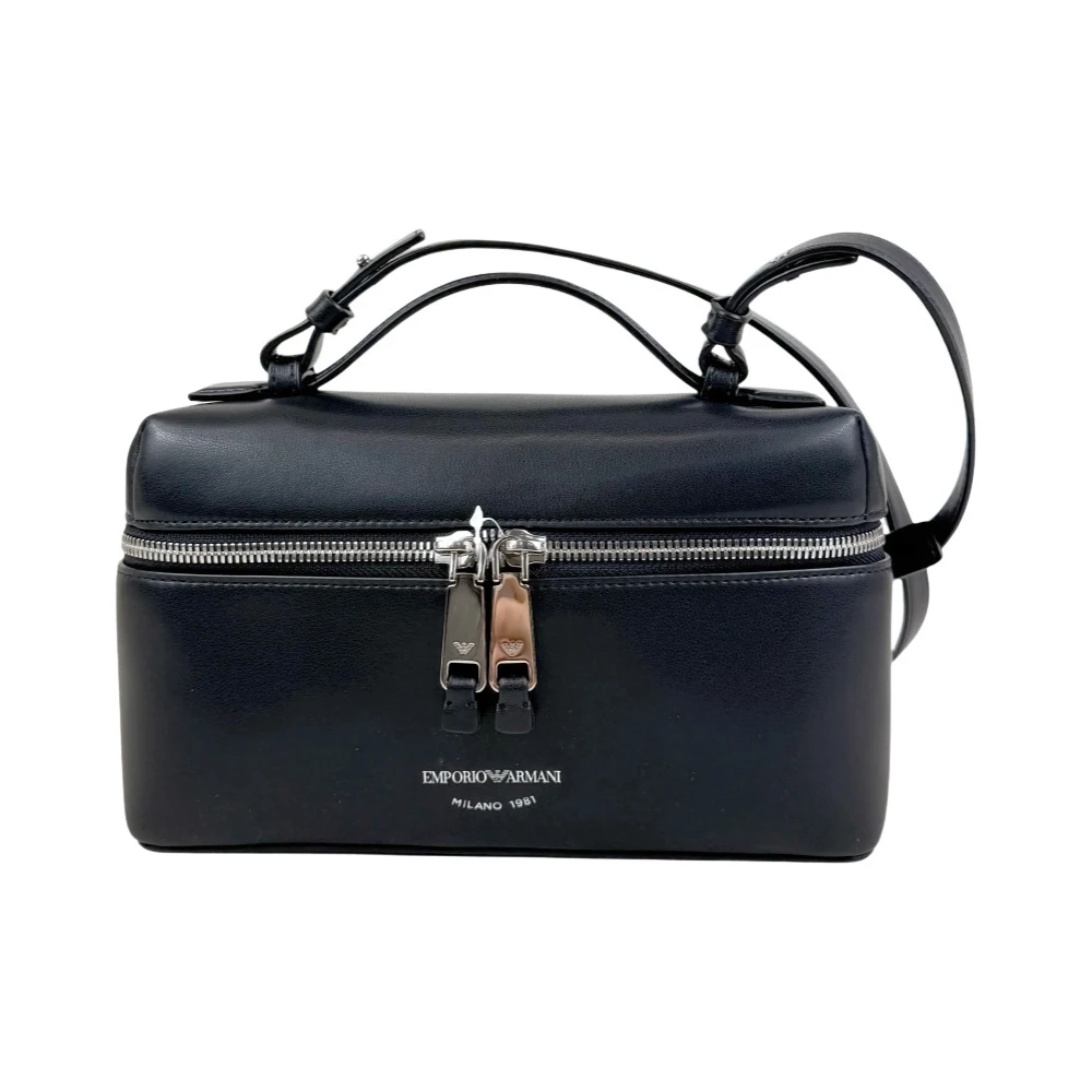 Emporio Armani Women's Black Handbags, One Size, Lilly Vanity Case