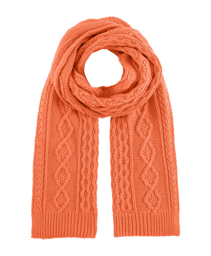 echarpe-en-coton-burnt-orange-modele-elegant