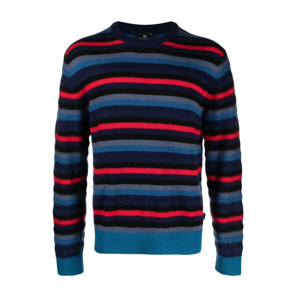 PS By Paul Smith Multicolor Crewneck Sweater Multicolor Heren