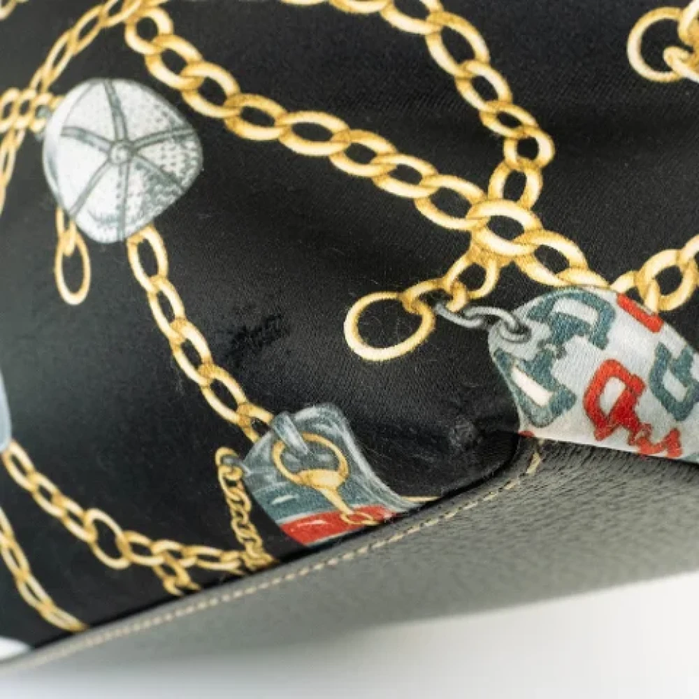 Gucci Vintage Pre-owned Fabric totes Black Dames