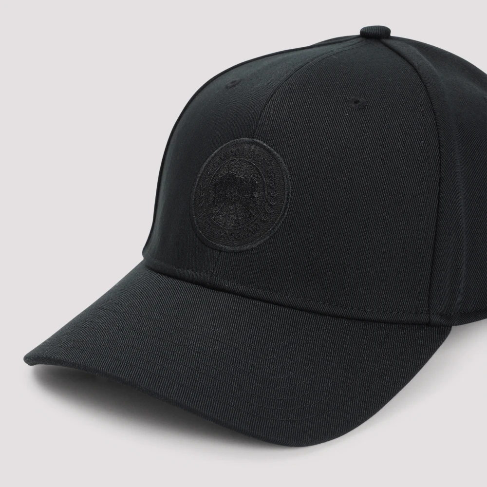 Canada Goose Zwarte Tonal Cap voor Mannen Black Heren