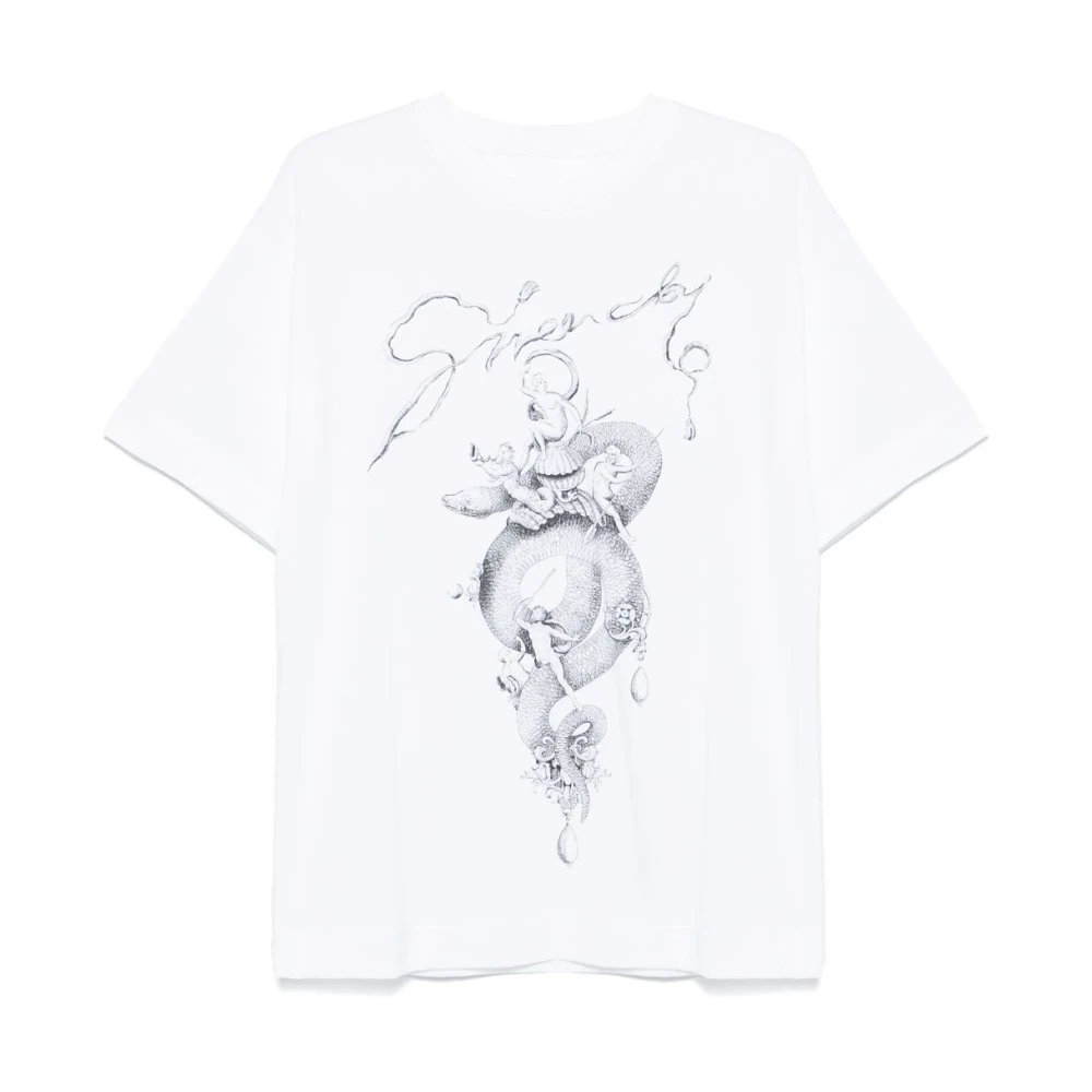 Givenchy Witte T-shirts en Polos White Heren