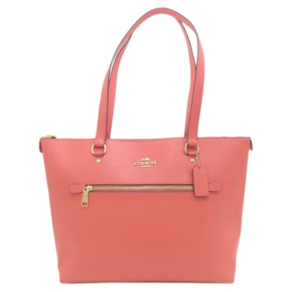 Coach Pre-owned Leather totes Pink Dames