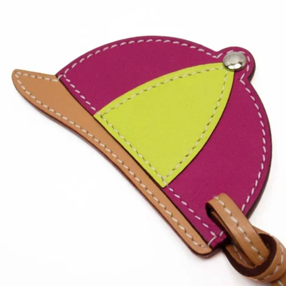 Hermès Vintage Pre-owned Fabric key-holders Brown Dames