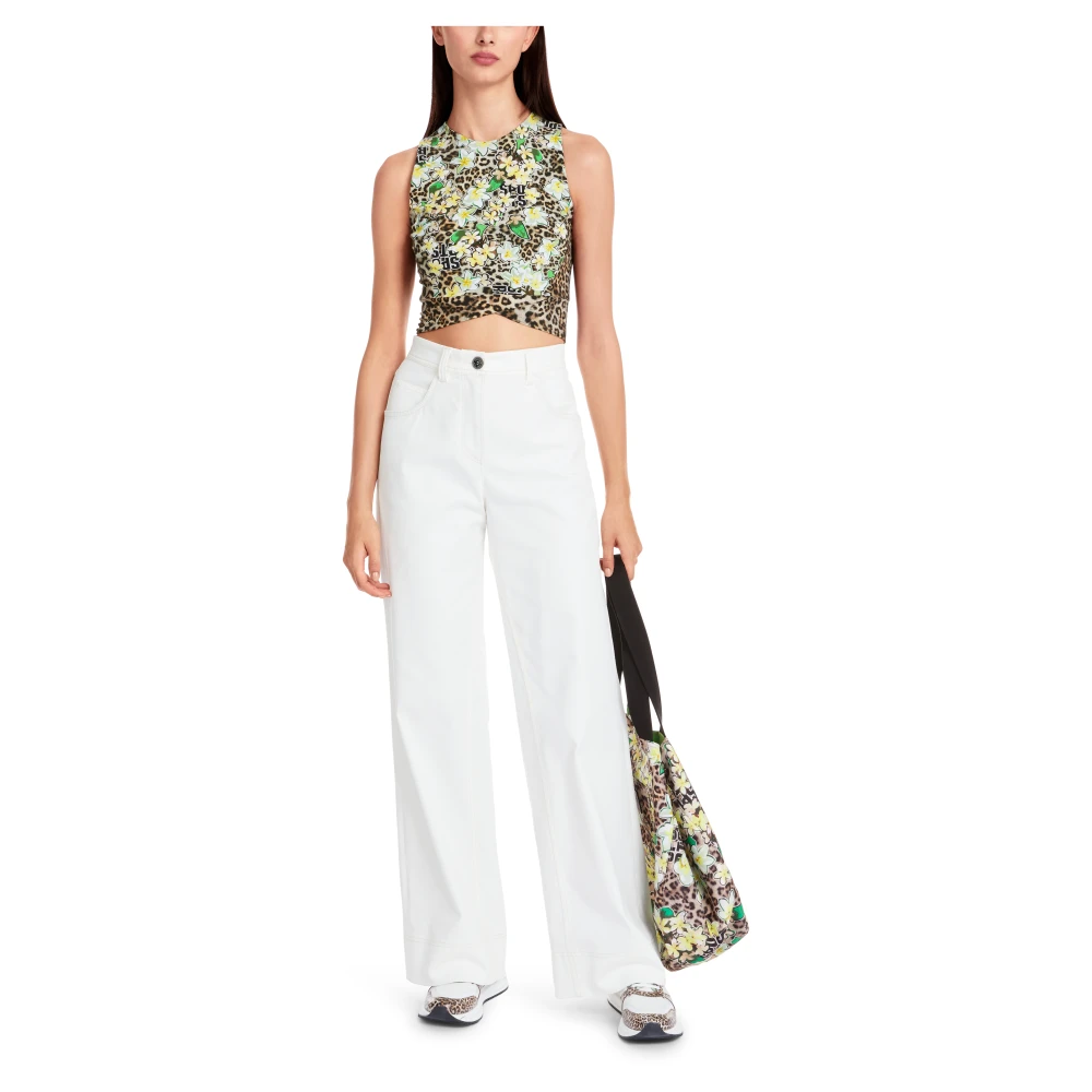 Marc Cain Luipaardprint Top Multicolor Dames