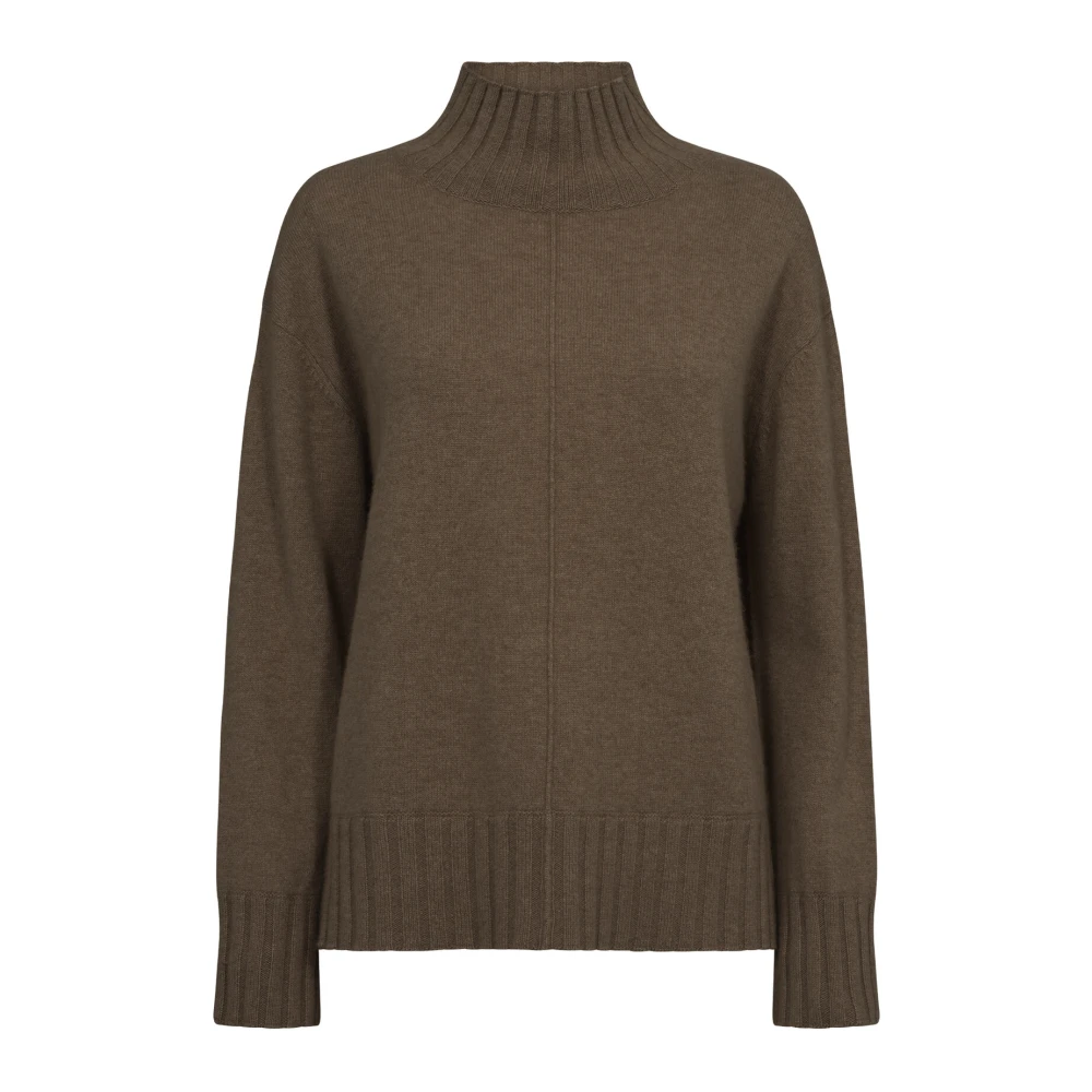 Cashmere Highneck Knit Strik Rain Drum