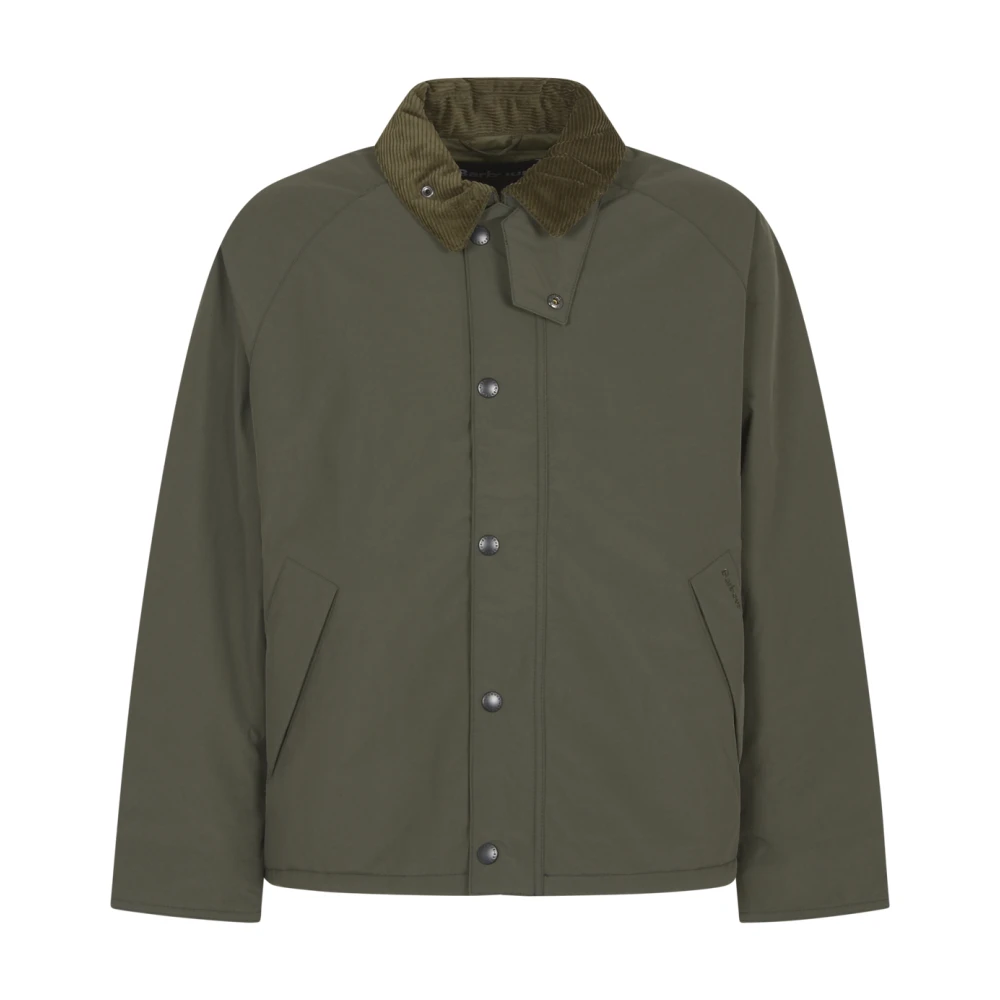Barbour Groene Gewatteerde Casual Jas Green Heren